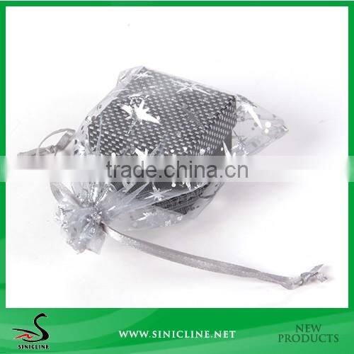 Sinicline Custom made Drawstring Organza Gift Pouch for Promotion