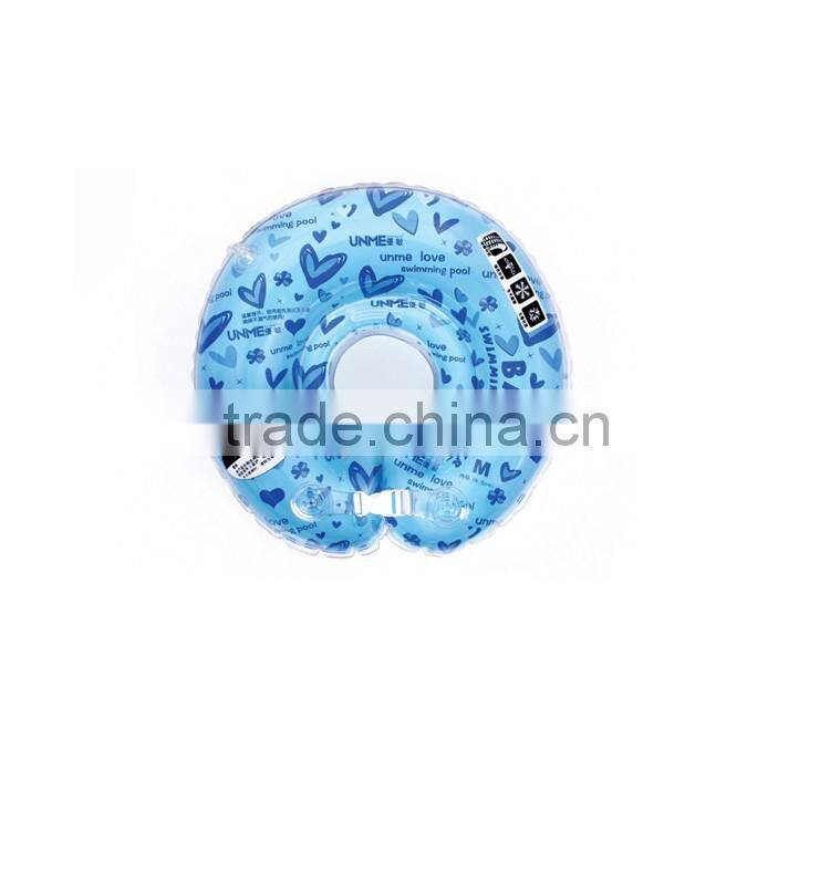 Promotional customized inflatable neck ring baby swimming neck ring