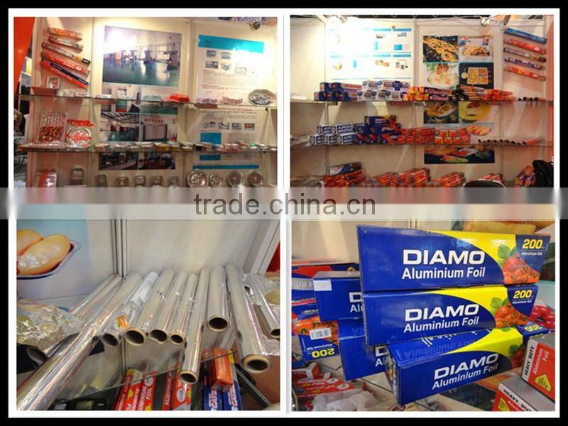 Color Box Packed 8011 Food Packing Aluminium Foil Roll For Household