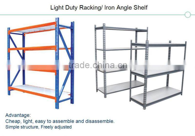 2000*500*2000mm, 4-5 levels, Light Duty Metal shelving