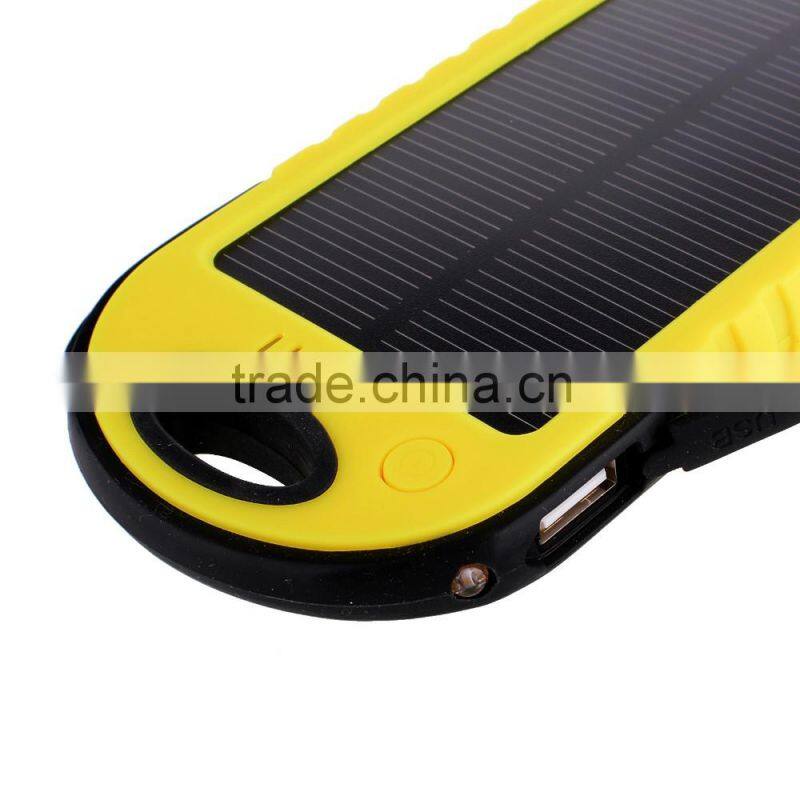 Outdoor 5000mah mobilr slim solar battery charger for phone case