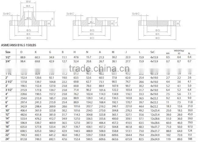 ANSI B16.5 CLASS 300 LB titanium Blind Flange GR2