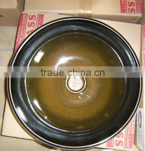 Hand Carved Patterns Ceramic Bathroom Antique Sinks