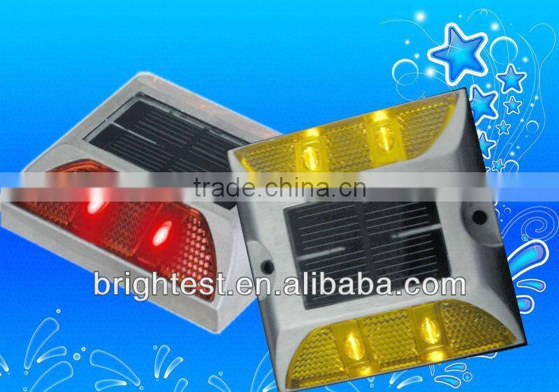 Popular Design High Quality Aluminum Reflective solar led road stud with reflectors