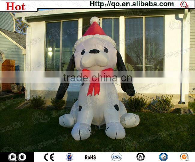 Best selling newest design dachshund weiner dog inflatable christmas