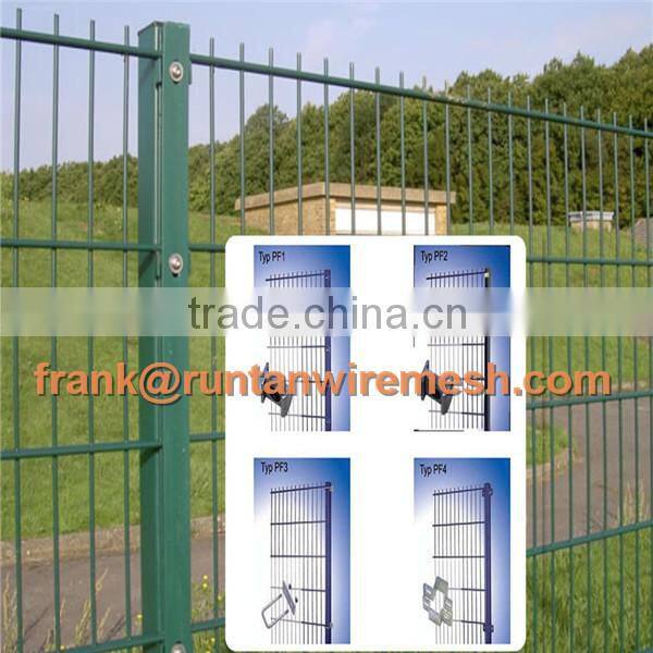 2014 Factory galvanized and pvc coated coated 868/565 Double wire mesh fence panel (Professional ,Since 1989 )