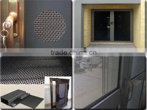 powder coated rolls of 304 stainless steel safety window screen