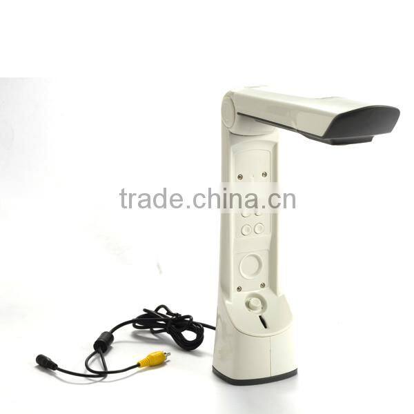 TV and Monitor Compatible Foldable Hand Free Helping Hand Desktop Magnifier with Led Lamp