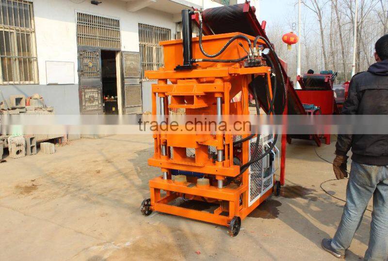 WT1-10 diesel engine interlocking brick machine hot new products for 2016