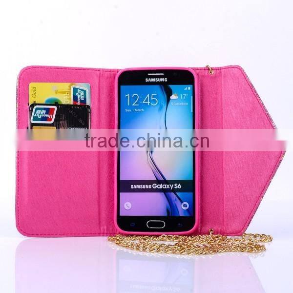 For Samsung galaxy S6 nobility PU leather case handbag styles Cell phone case, For Samsung S6 or For Samsung S6 edge