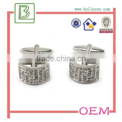 personalised silver funky classic cufflinks