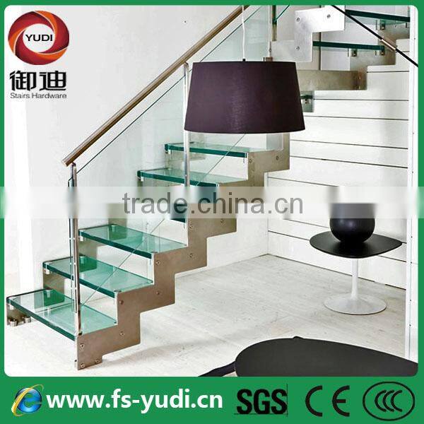 Latest pictures of steel glass handrails for stairs