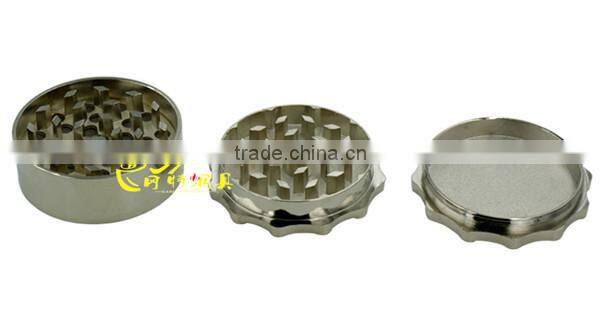 GT5057 Bearing chain shape picture priting 3layer zinc alloy grinder OEM
