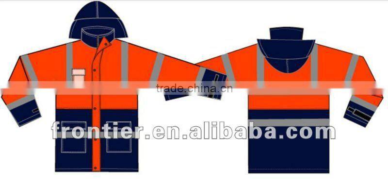 Hi Vis reflective safety jacket