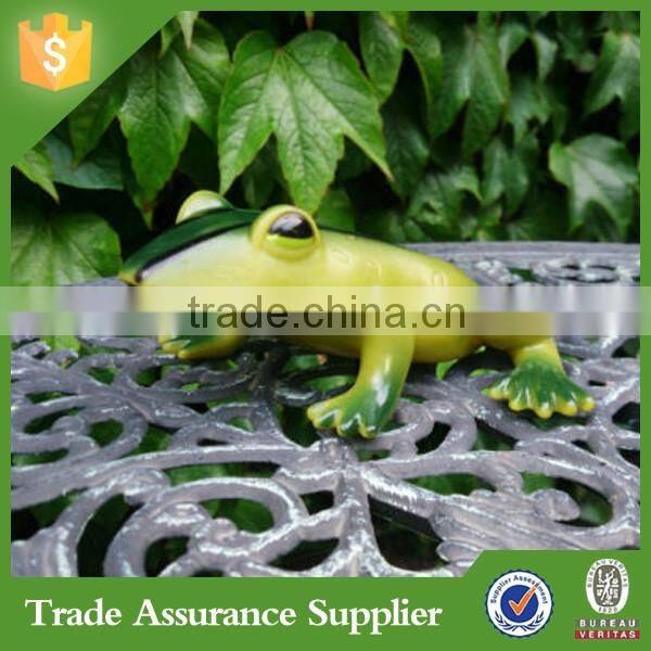 2016 Newest Resin Garden Ornament Decoration Green Frog Figurine
