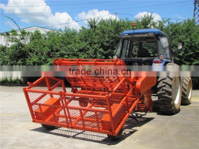 walking mini harvester for tapioca/2 row cassava combine harvester for sale