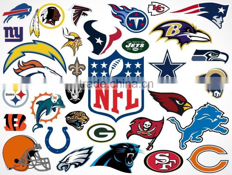 Hot Alloy NFL Charms Bracelet Antique Sliver Atlanta Falcons Football Charm Bracelet