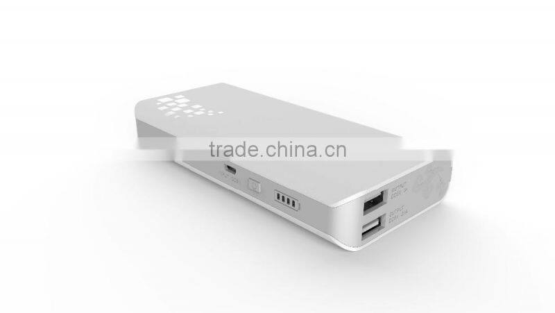 2015 new design 13000mah portable mobile power bank