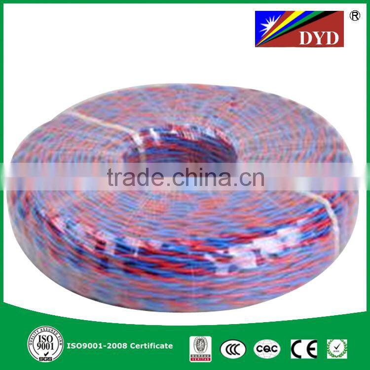 450/750V PVC twisted electric wire 2.5mm square rvs cable