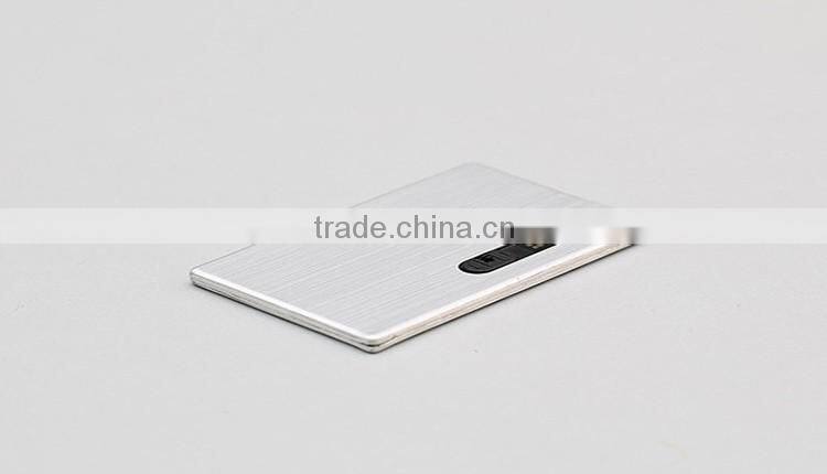 Promotional gift metal credit card usb flash drive