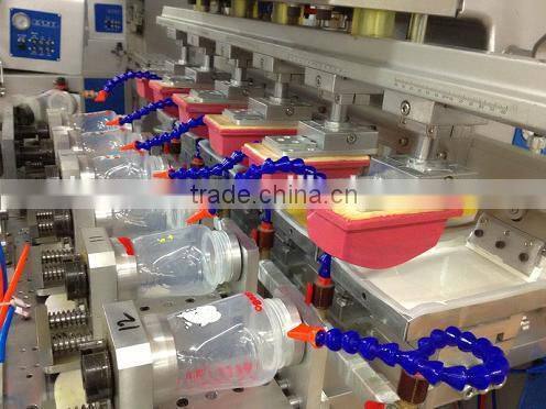 6 color plastic baby feeding bottle pad printing machine