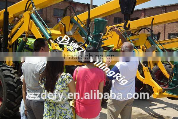 1-6m DFT-A1004 Portable Newest Auger drill machine with Crane