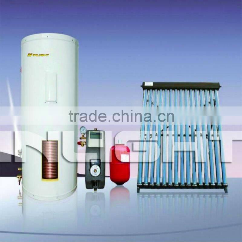 Split Heat Pipe Pressurized Single Coil Solar Water Heater