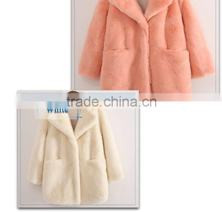 lamb fur lining faux fur winter girl clothing.man-made fur coat
