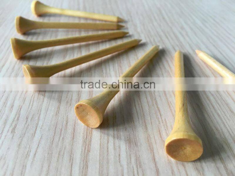 Colorful Wooden Golf Tee Wholesale/Custom Logo Printed Wooden Golf Tee