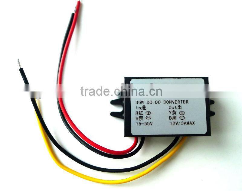 car led camera power adapter DC DC Converter Module 15-55V convert to 12V output