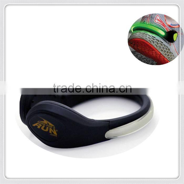 night exercise use silicone led shoe light
