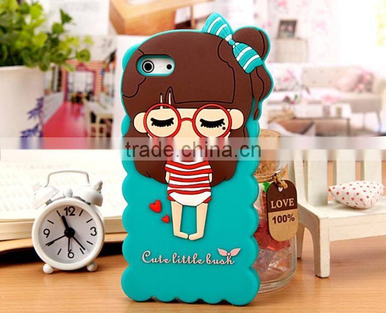 Fashion TPU PC Shockproof Silicon Case For iPhone 5s