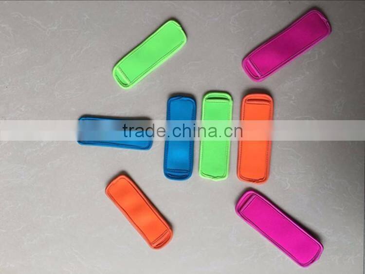 Sew in 2 sides pop holders popsicle ice sleeves freezer ice lolly