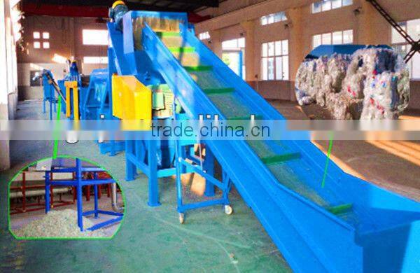 waste pe plastic film recycling production line
