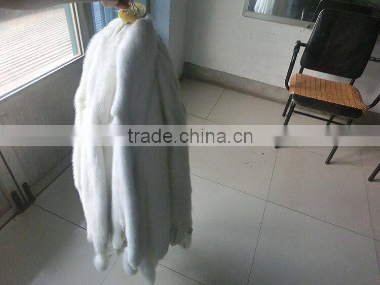 Factory Direct Black Color Sable Fur Skin / Real Tan Mink Fur Skin