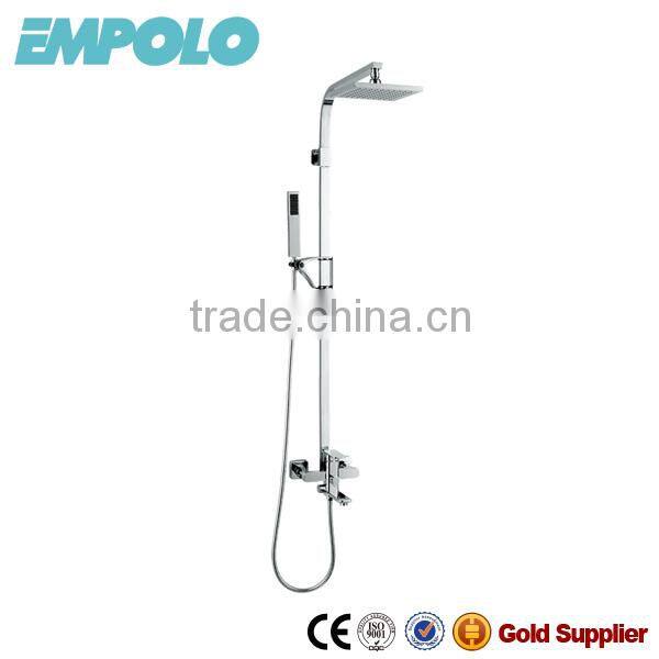 Square Design Wall Mounted Bathroom Rainfall Shower Set 13 3602