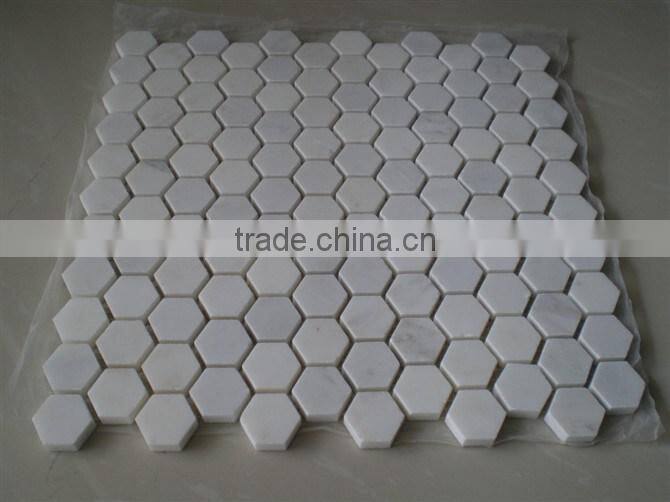 marble mosaic tile, round marble mosaic, stone mosaic