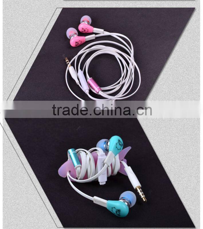 ULDUM hot sale glowing earphones/led earphones for kids