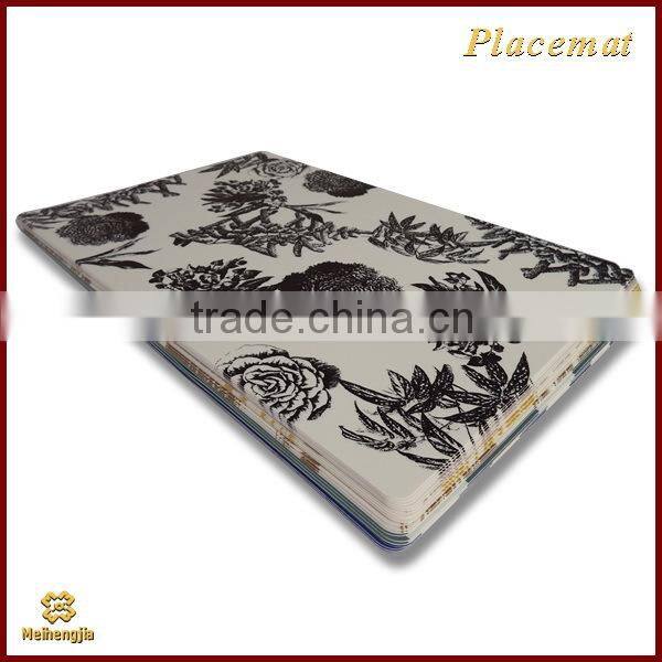 Top grade latest PP placemat with flowers