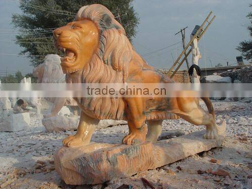 natural stone carving leopard statue,decorative animal statues (customized accept)