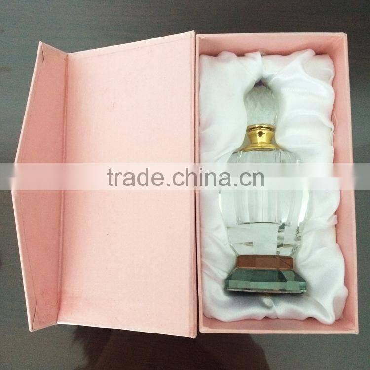 refillable k9 crystal high quality perfume essential oil bottle