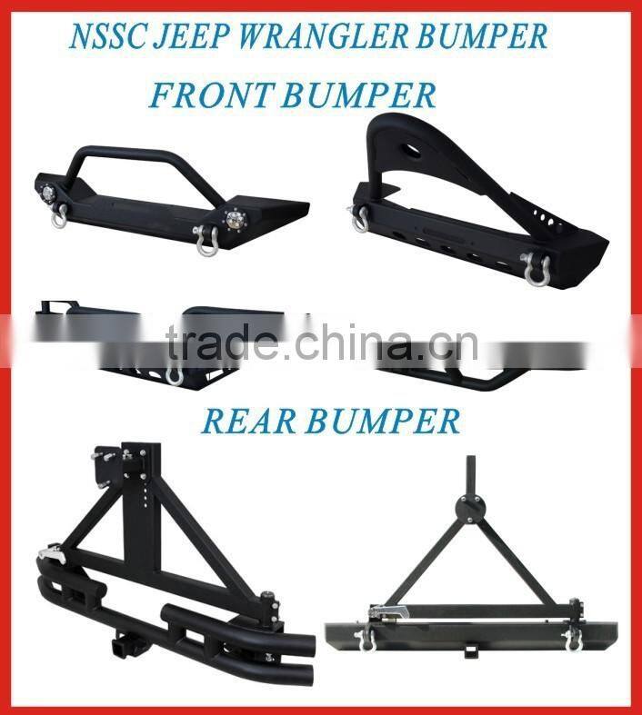High Quality Rear Stainless Steel Bumper for Jeep wrangler jeep jk 4x4