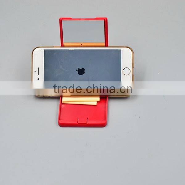 Cell Phone Stand Pocket Mirror for Promotion, Plastic Mirror