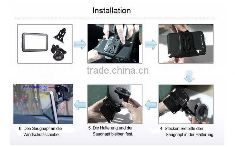 7 inch hd car gps navigation 800x480 8GB storage support up gps navigation system