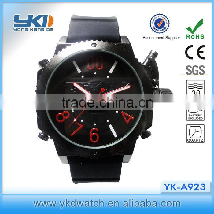 Hot quartz sports watch blue high end sports watches