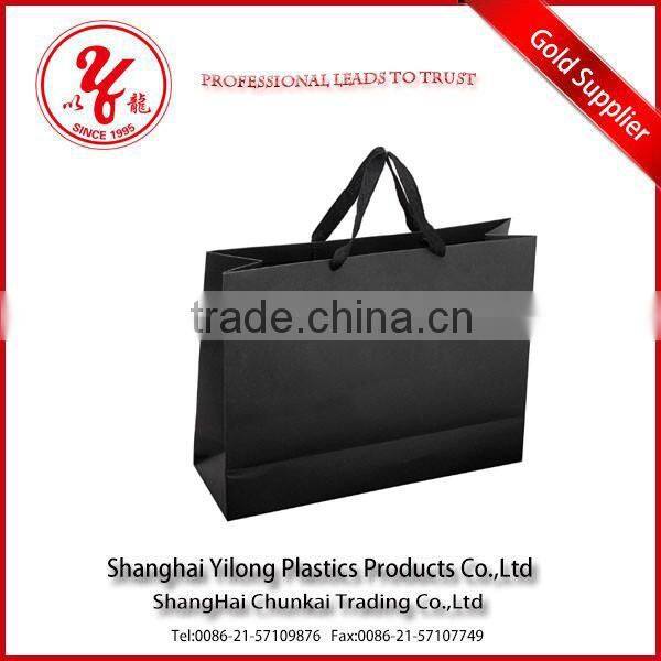 Lower price recycled custom printed white kraft gift paper bag,paper shopping bag