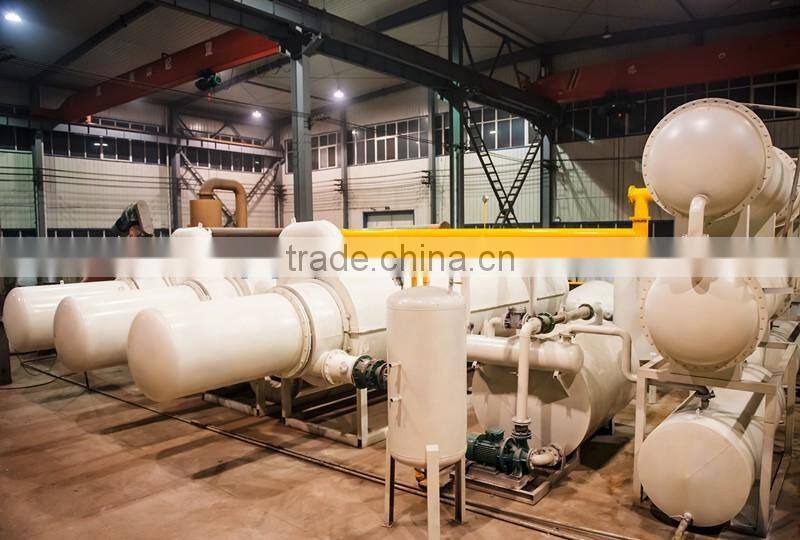 Continuous system scrap rubber oil extraction pyrolysis machines