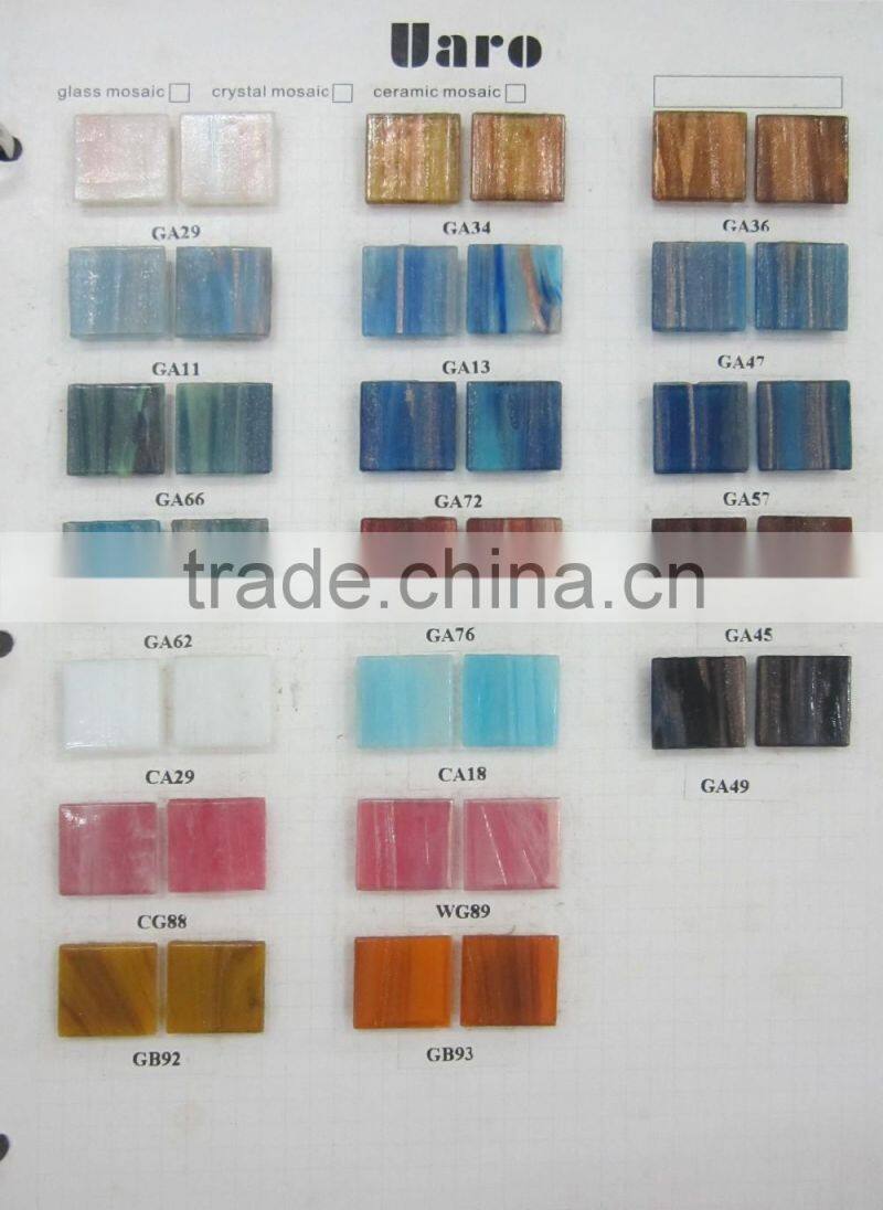 Golden-Vein Handmade Material Glass Mosaic chip