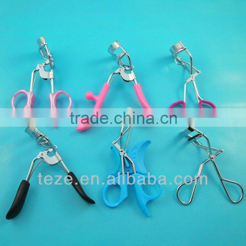 A19 Chrome plated battery operated eyelash curler