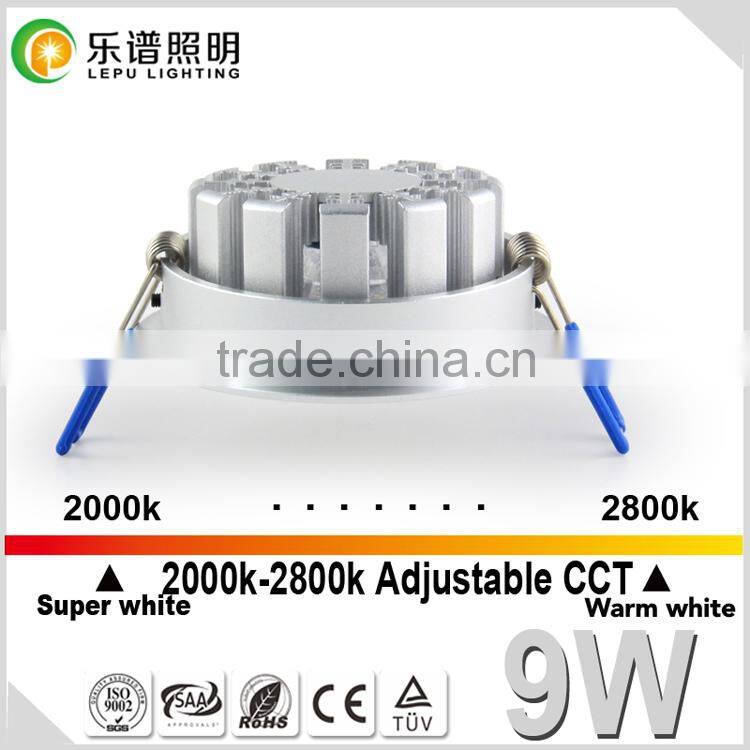 sunset dimmable high cri88 2000k to 2800k warm white ultra thin led downlight direct sz manufacture price